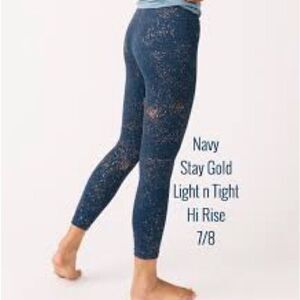 Size 4 Stay Gold Zyia 7/8 Leggings
